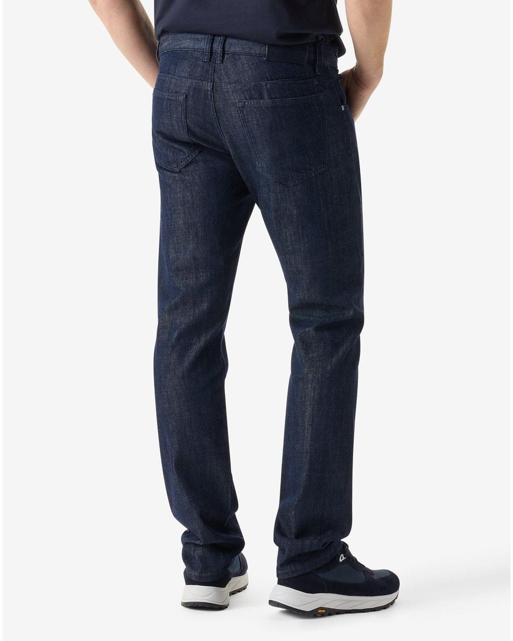Corneliani Blue Cotton Jeans for men