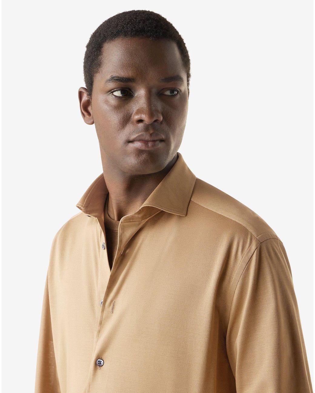 Corneliani Natural Light Jersey Shirt for men