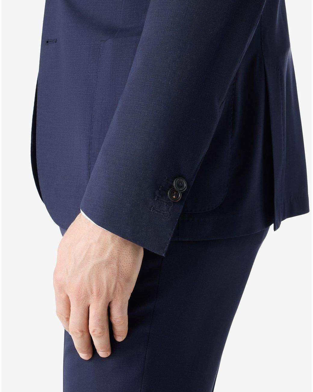 Corneliani Blue 130's Wool Suit for men