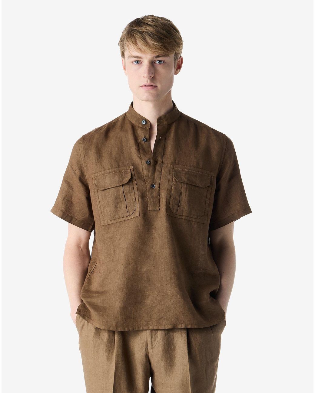 Camicia di Corneliani in Brown da Uomo