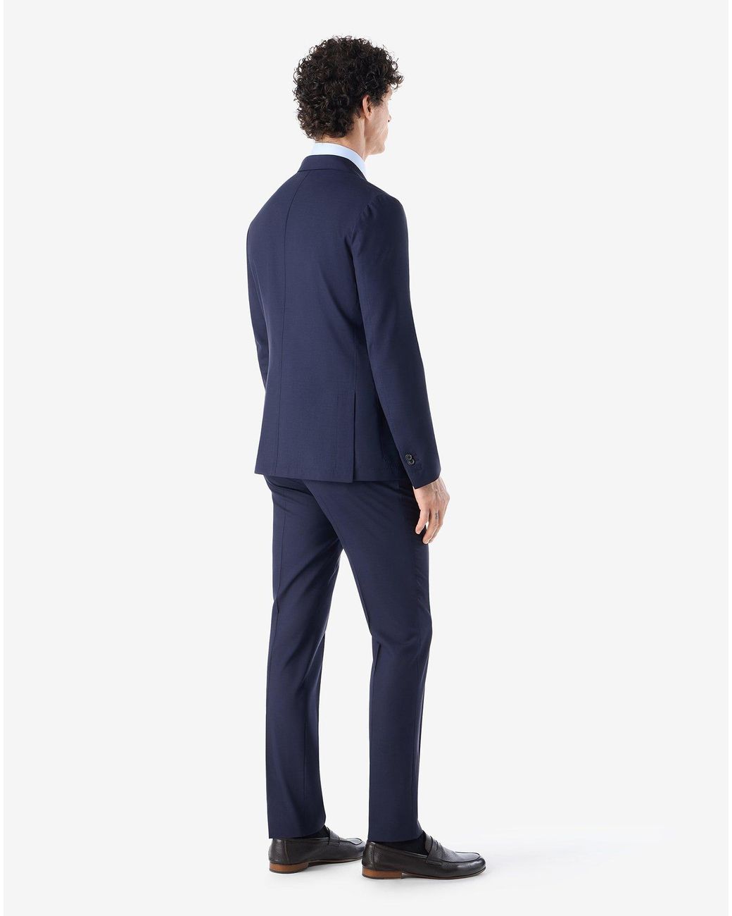 Corneliani Blue 130's Wool Suit for men