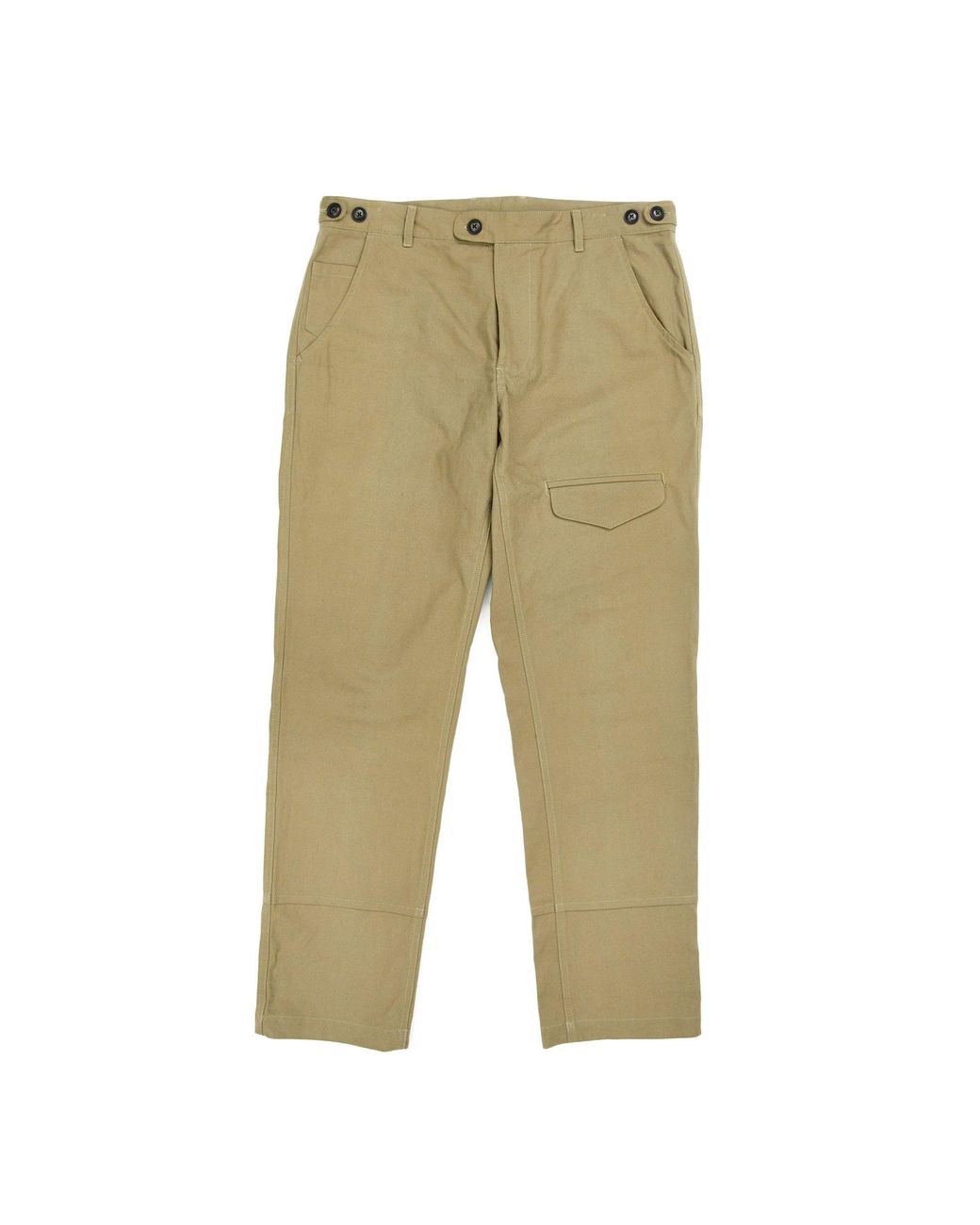 Corridor NYC Heavy Canvas Khaki Flap Pants in Natural for Men - Lyst