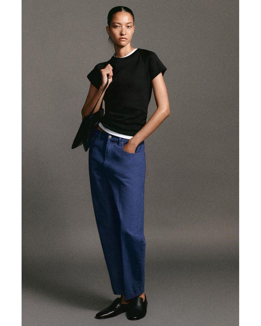 COS Blue Umbra Tapered Jeans