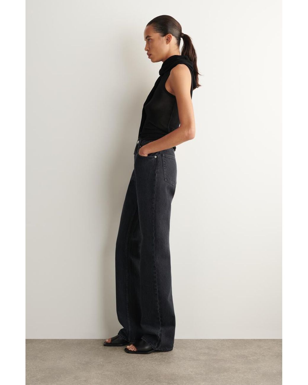 COS Blue Valley Bootcut Jeans