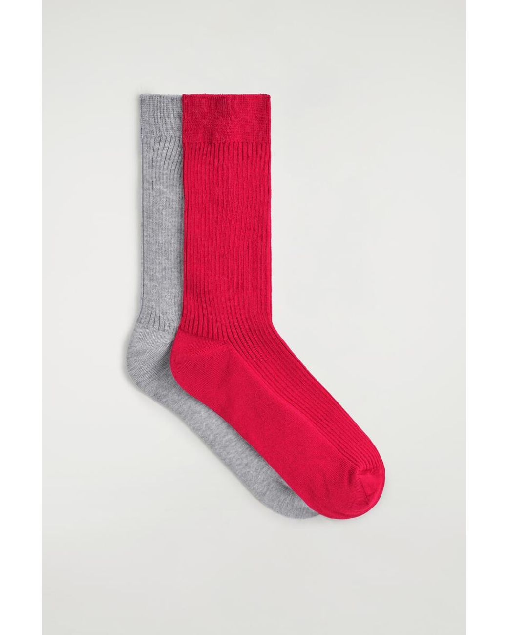 Chaussettes Côtelées COS en coloris Pink