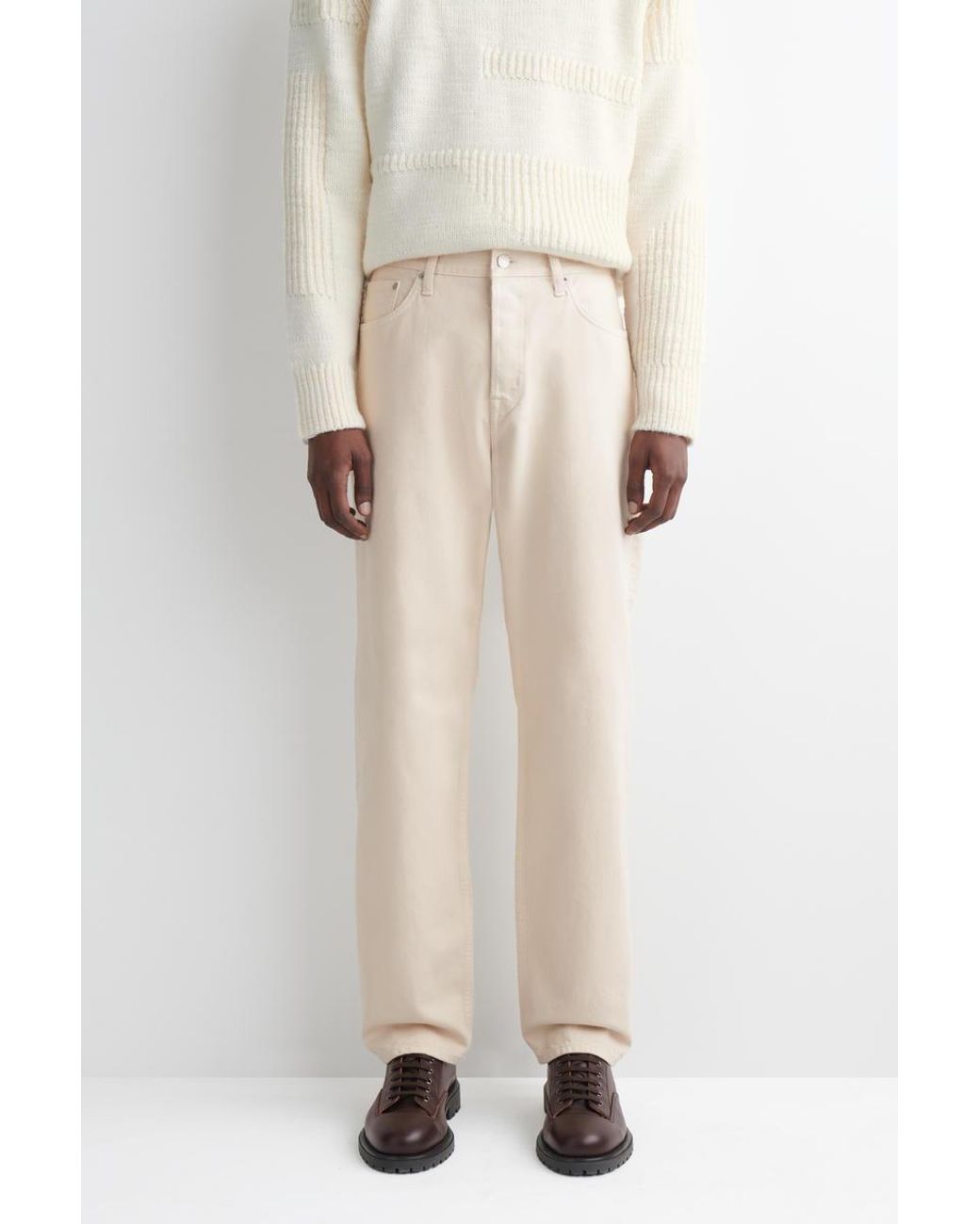 COS Natural Signature Regular-Fit Straight-Leg Jeans for men