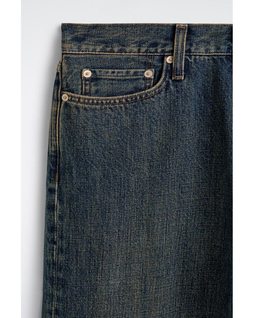 COS Gray Signature Regular-Fit Straight-Leg Jeans for men