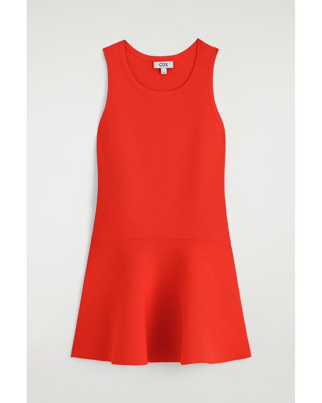COS Flared Knitted Mini Dress