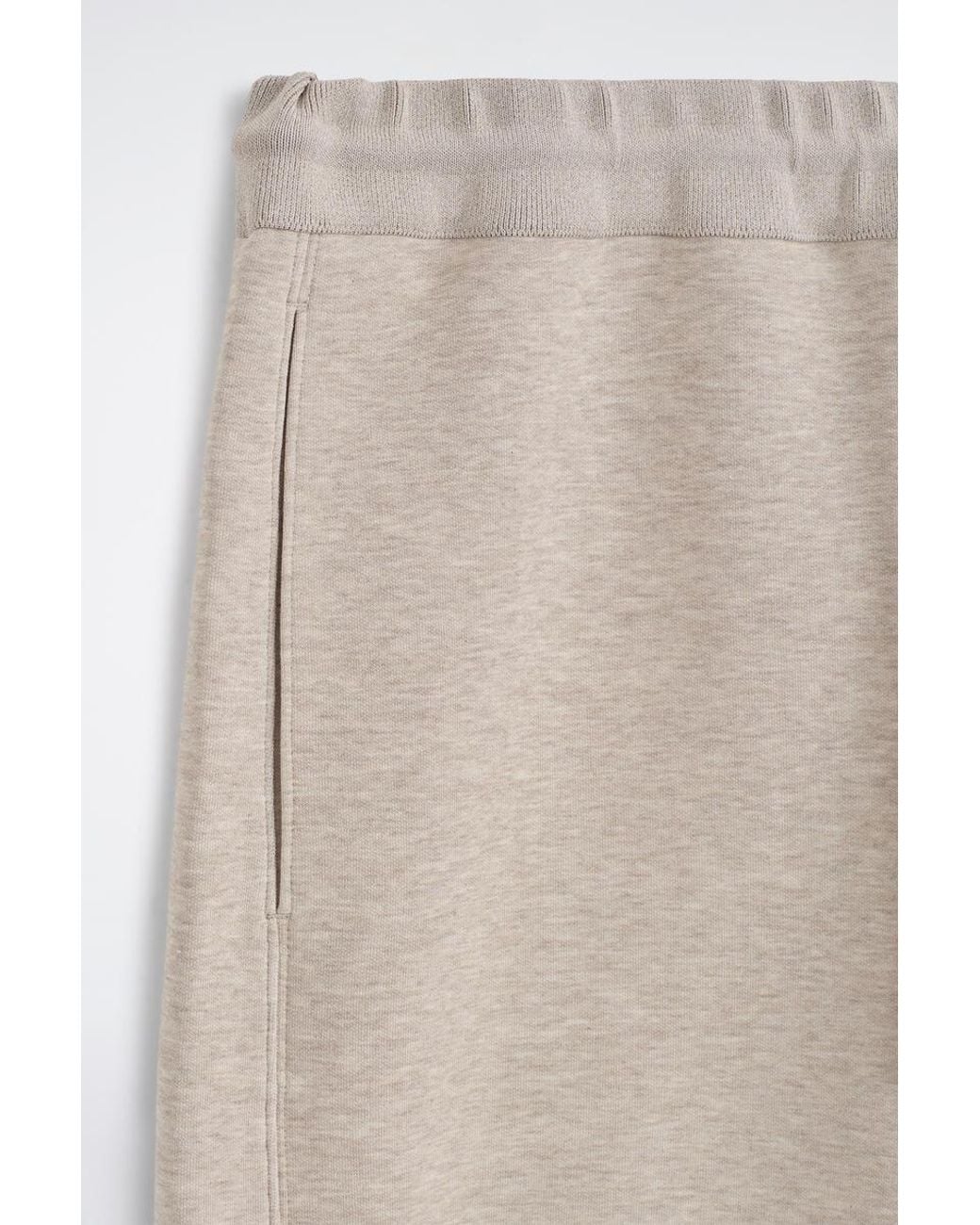 COS White Scuba Relaxed-Fit Barrel-Leg Joggers for men