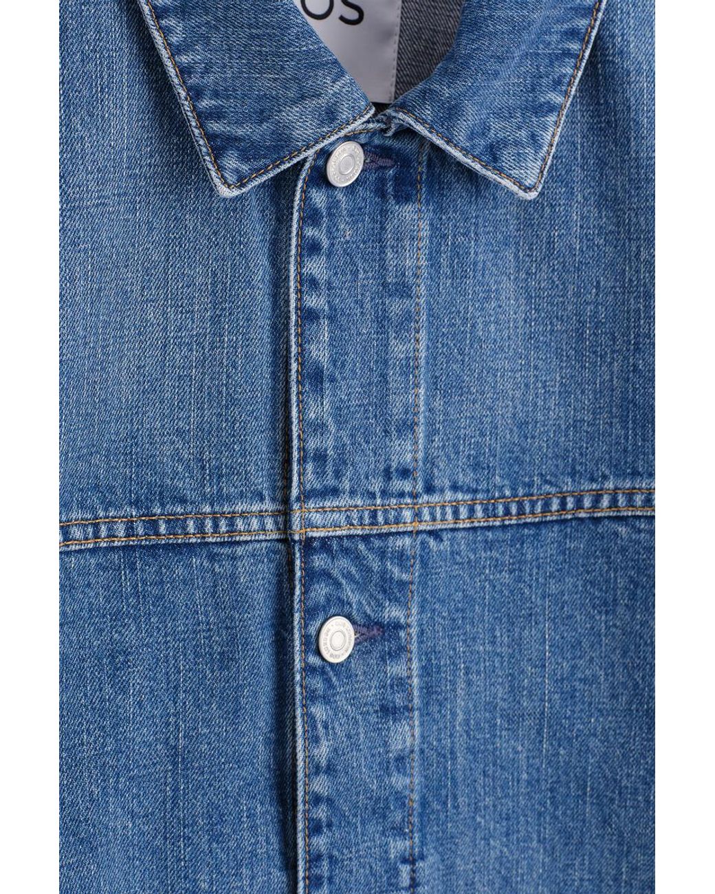 COS Blue Denim Shirt Jacket for men
