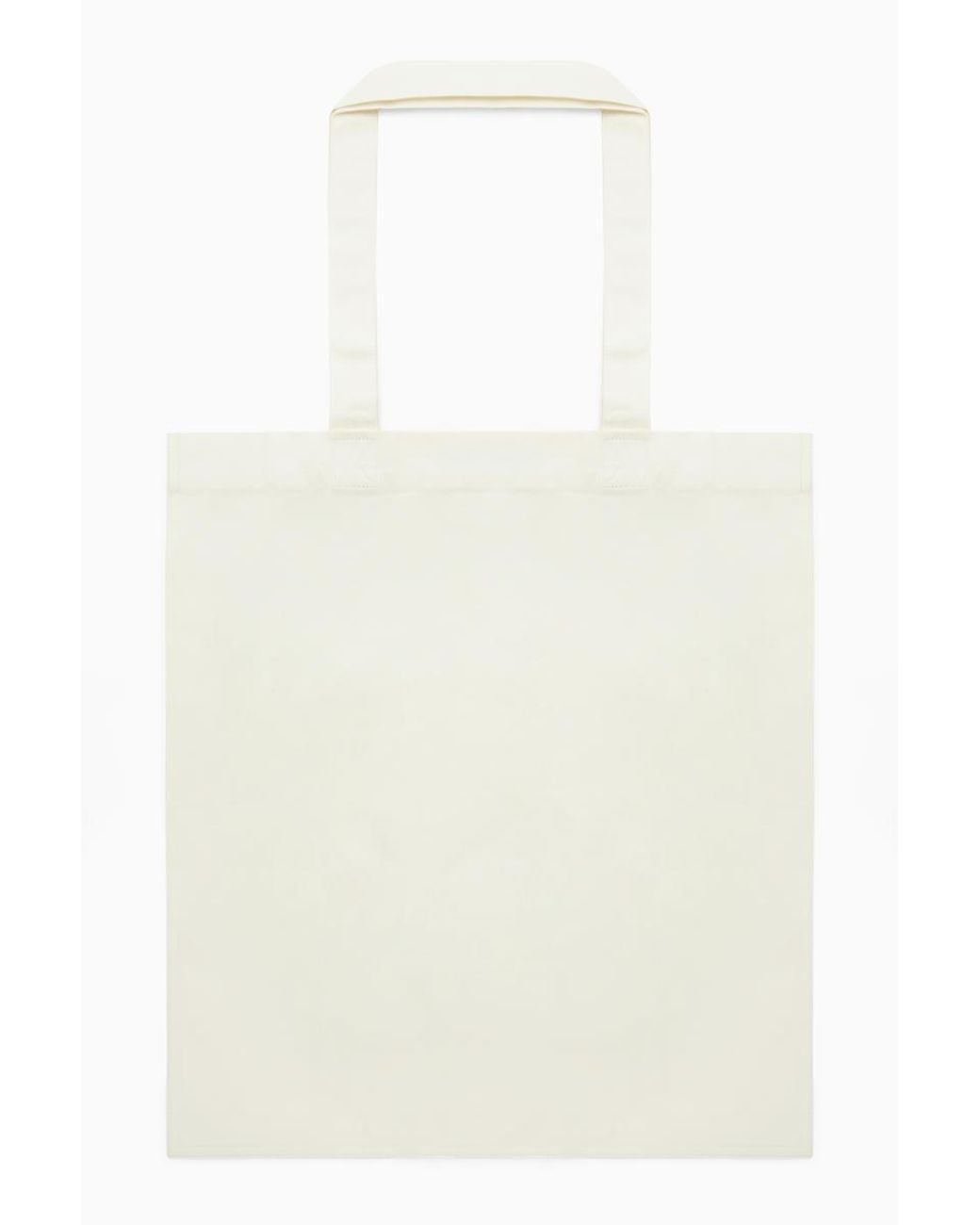 Borsa Tote Charity di COS in White