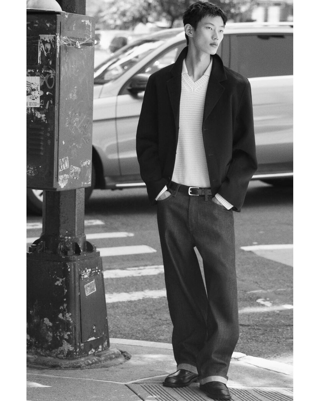 COS Black Double-Faced Pure Cashmere Blazer for men