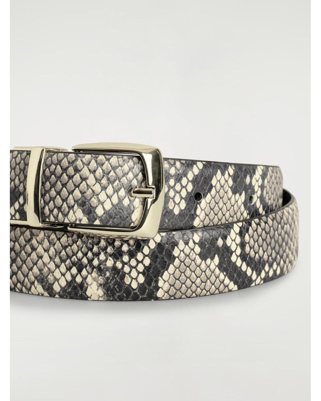 COS Brown Reversible Leather Belt