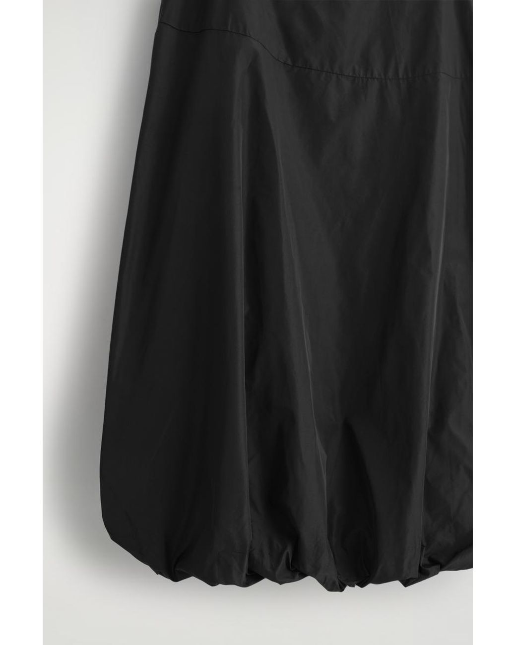 COS Black Bubble-Hem Mini Dress