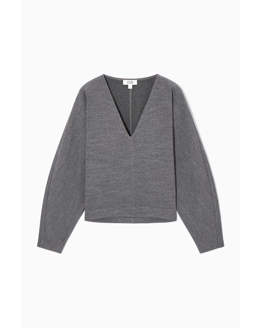その他 TEN V NECK COTTON KNIT GRAY L TEN V NECK COTTON KNIT GRAY L