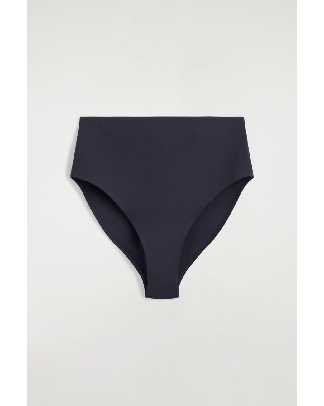 COS Blue Bonded-Scuba High-Waisted Bikini Briefs