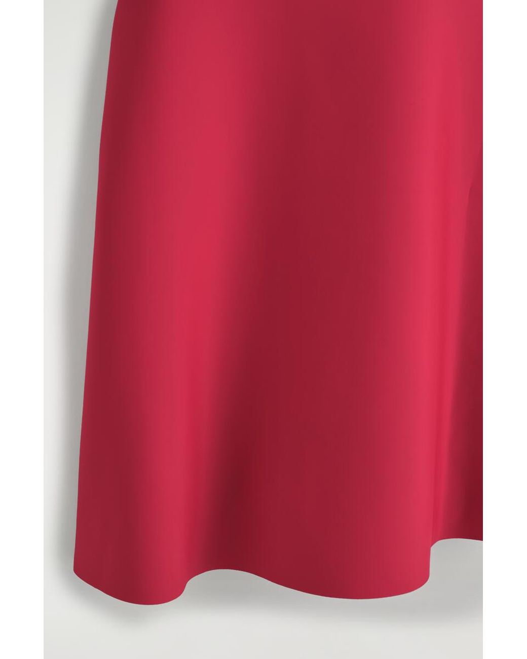 COS Red Scuba A-Line Mini Dress