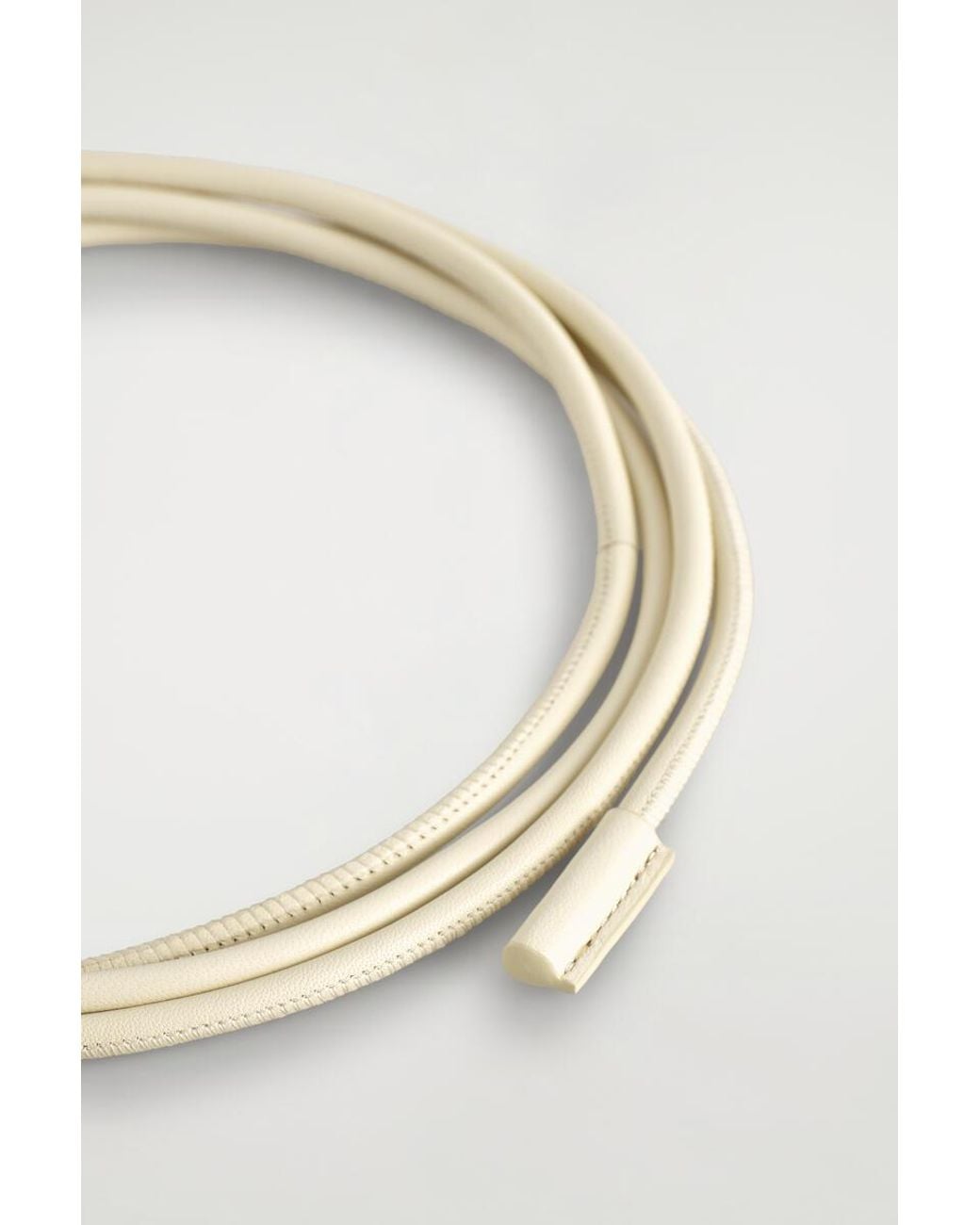 COS Natural Leather Rope Belt