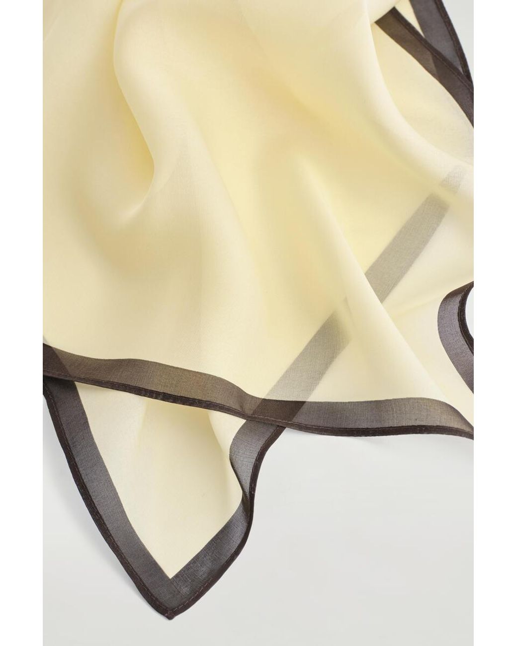 COS Natural Silk-Organza Scarf
