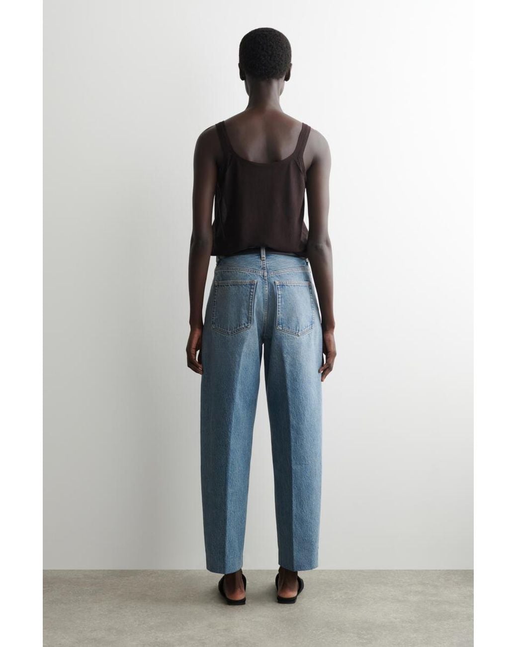 COS Blue Umbra Tapered Jeans