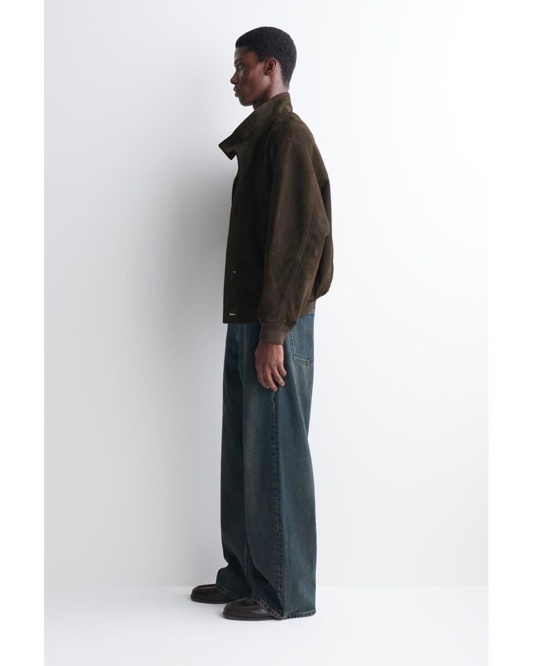 COS Gray Signature Regular-Fit Straight-Leg Jeans for men