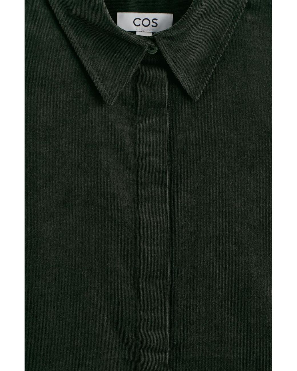 COS Green Corduroy Shirt