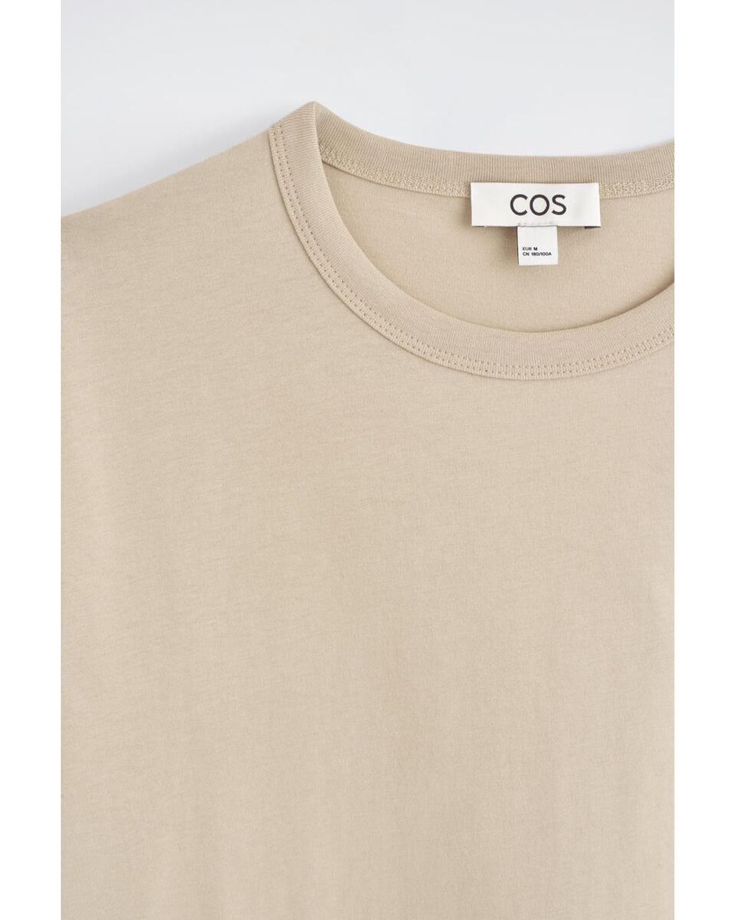 COS Natural Brushed-Cotton Shirt for men