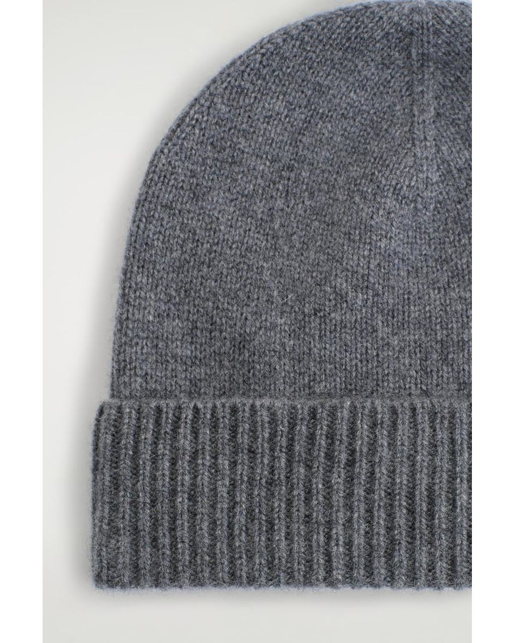 COS Gray Cashmere Beanie