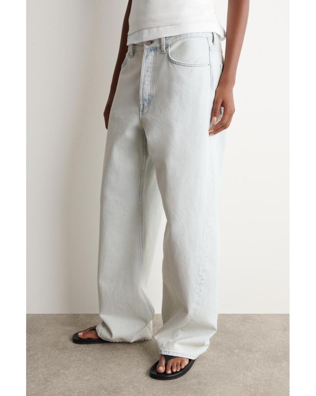COS Blue Facade Straight-leg Jeans