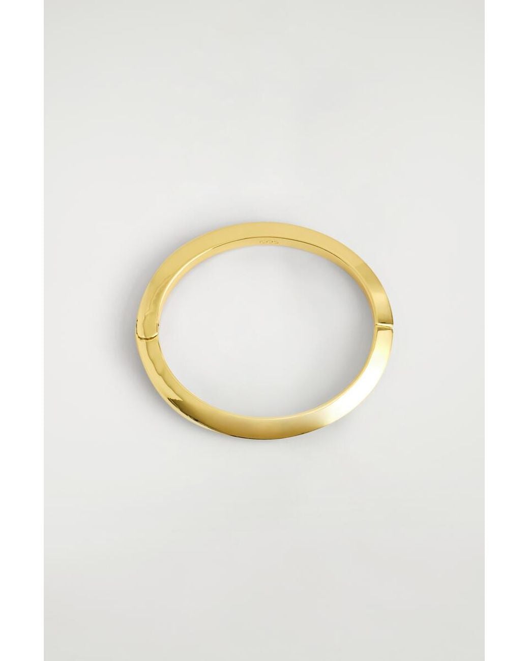 COS Metallic Faceted Bangle