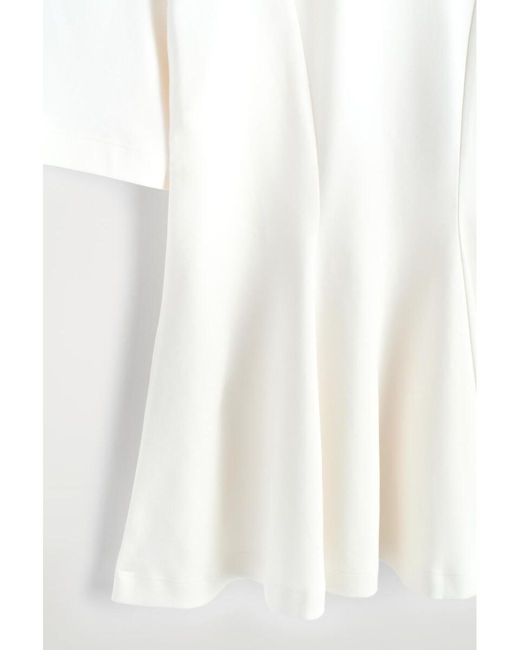 COS White Waisted Cotton T-Shirt
