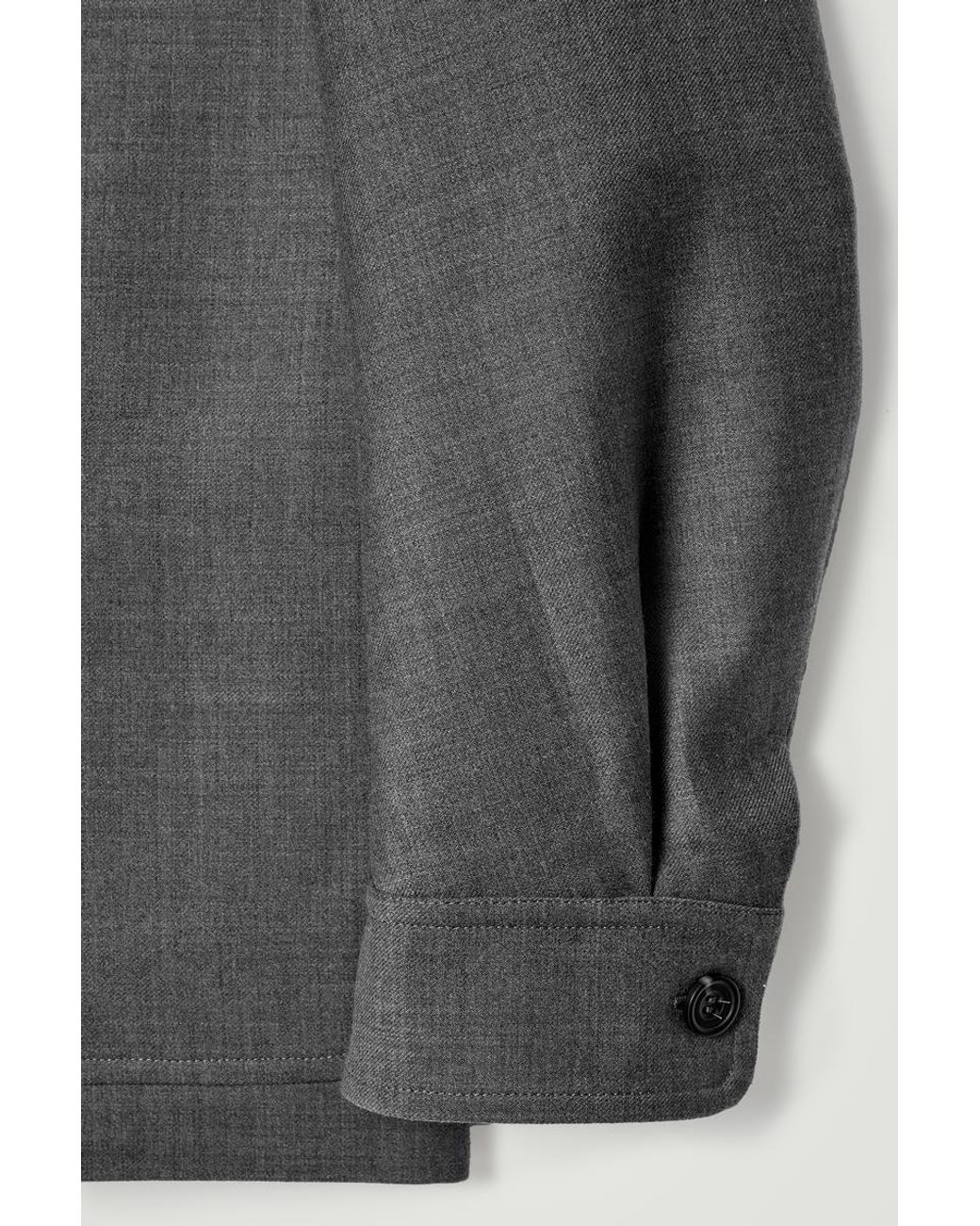 COS Relaxed Unstructured Merino Wool-Blend Blazer in Gray for Men