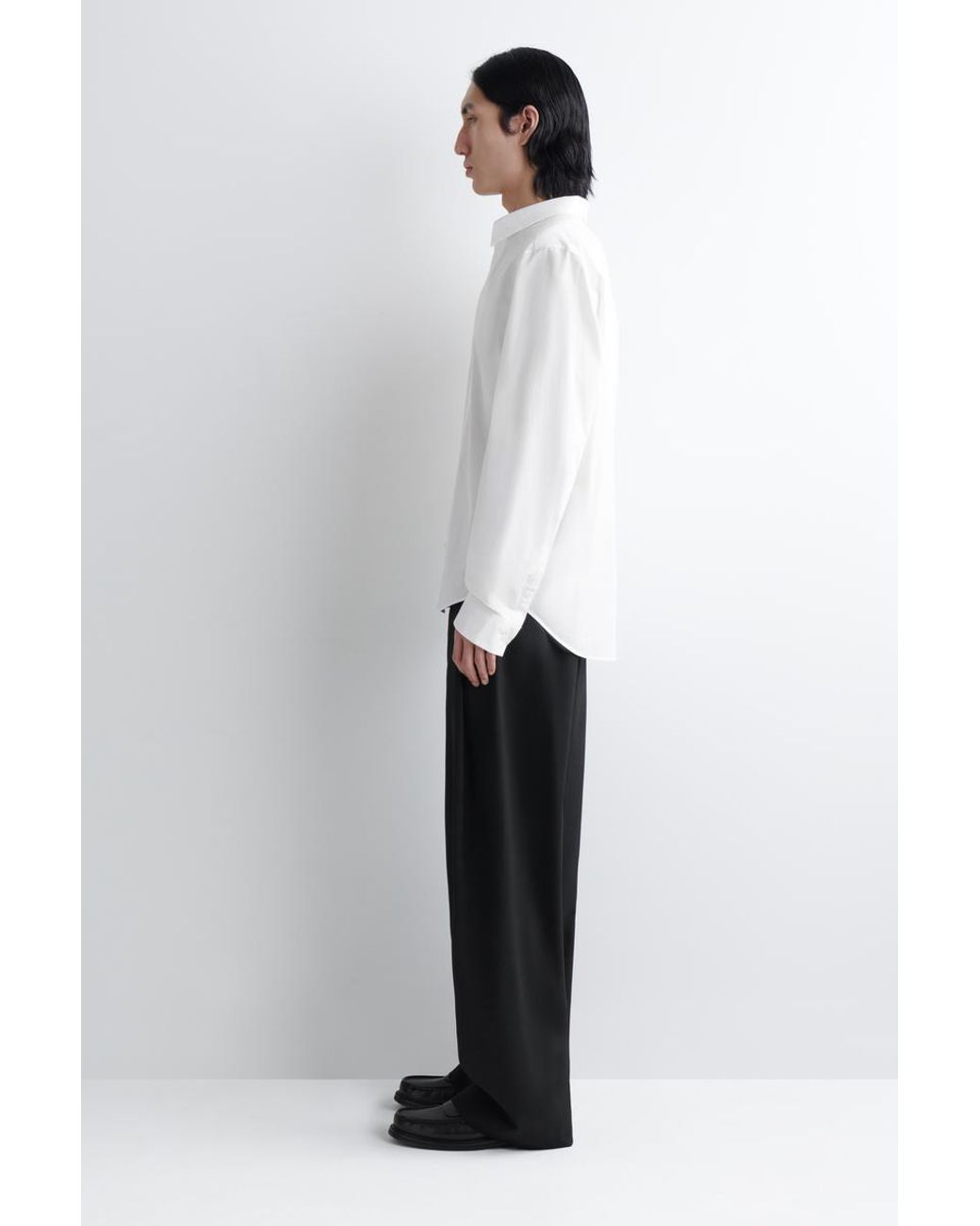 COS White Classic Cotton Shirt for men