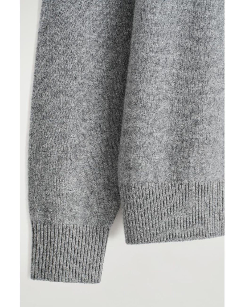 COS Gray Pure Cashmere Jumper for men