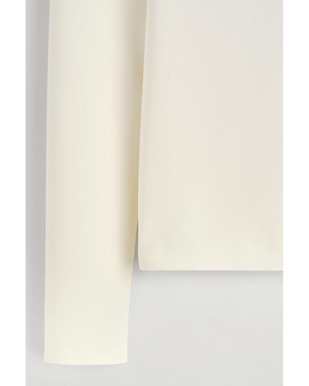COS Natural Technical Jersey Long-Sleeved Top
