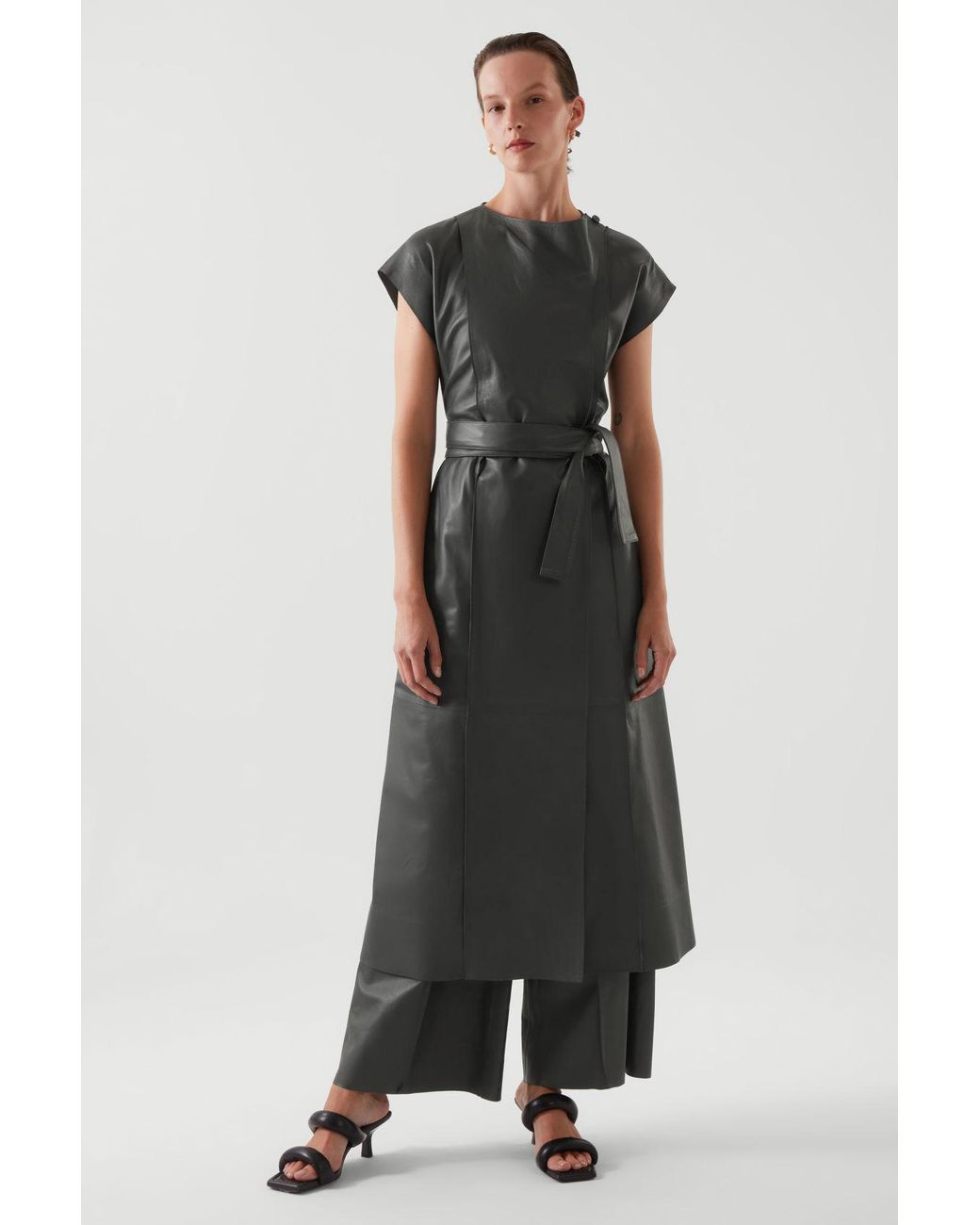 Cos leather dress Clearance