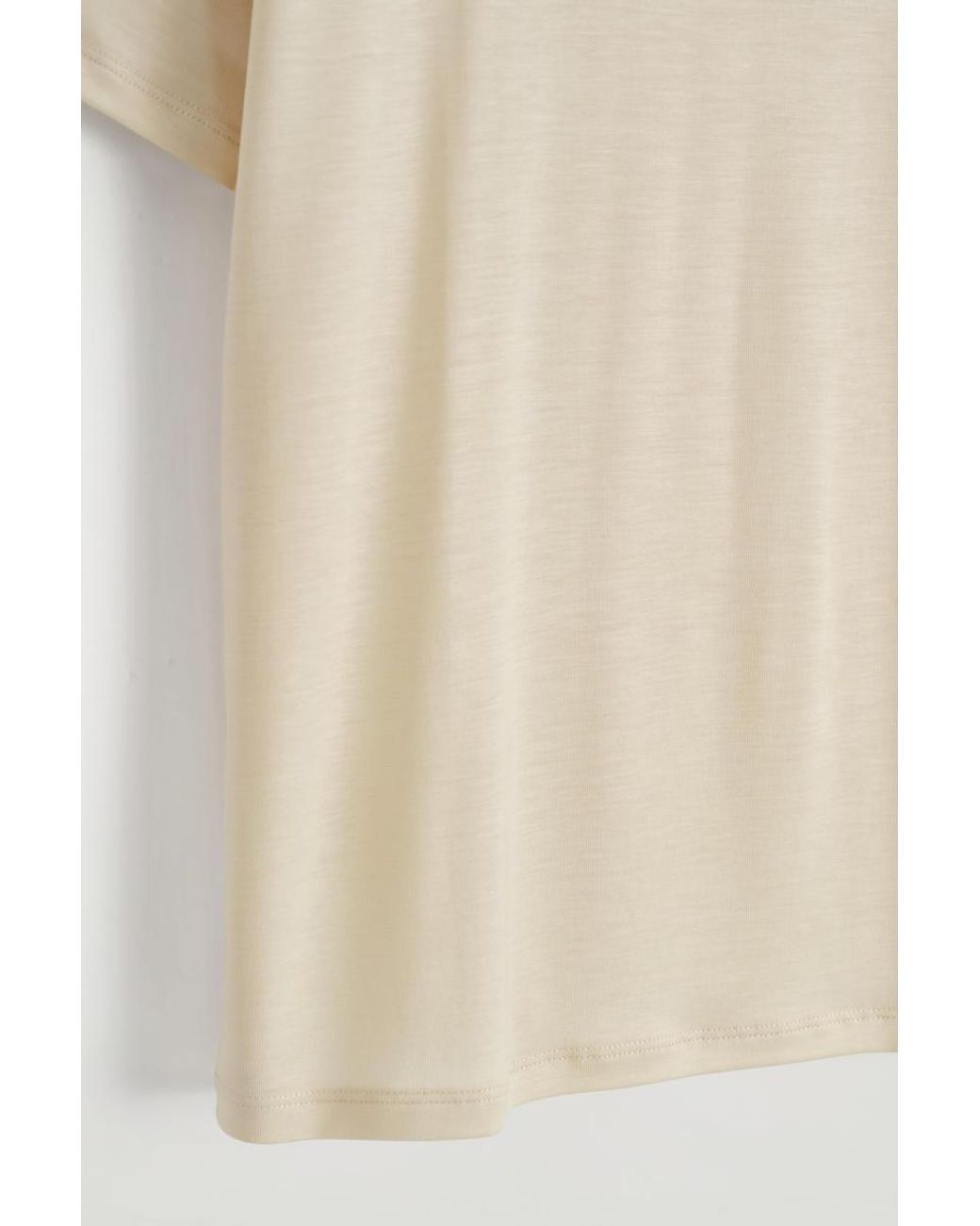 COS Natural Relaxed Scoop-Neck T-Shirt