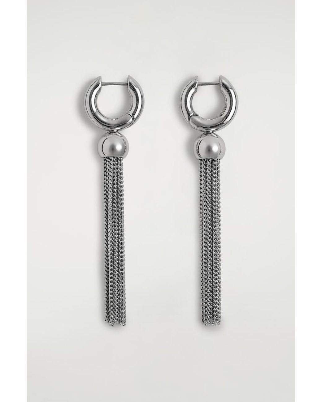 COS Multicolor Tasselled Earrings