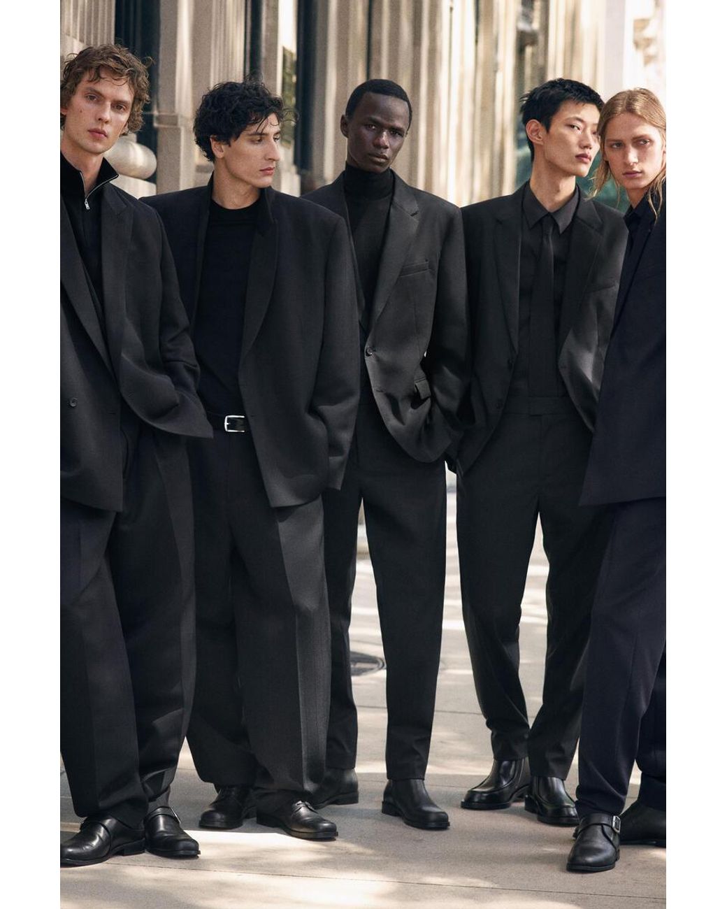 Blazer Doppiopetto di COS in Black da Uomo