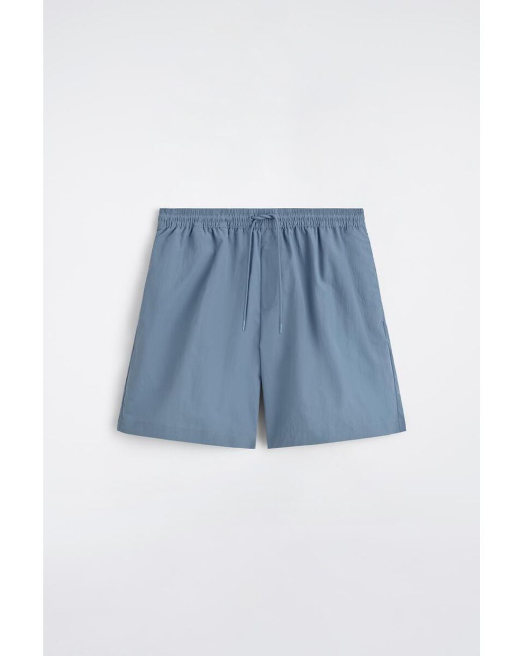 COS Blue Nylon Drawstring Swim Shorts for men