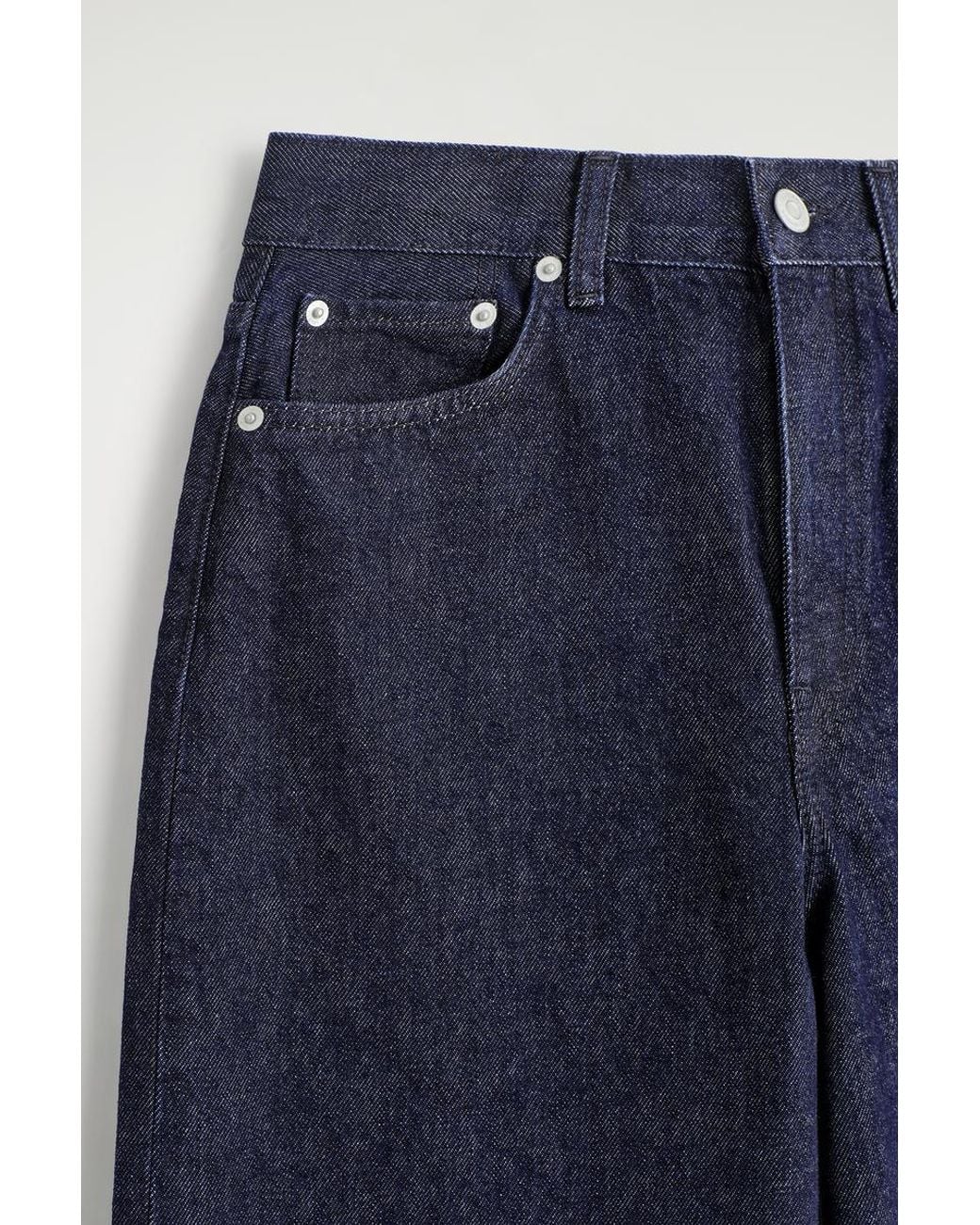 COS Blue Dial Wide-Leg Jeans