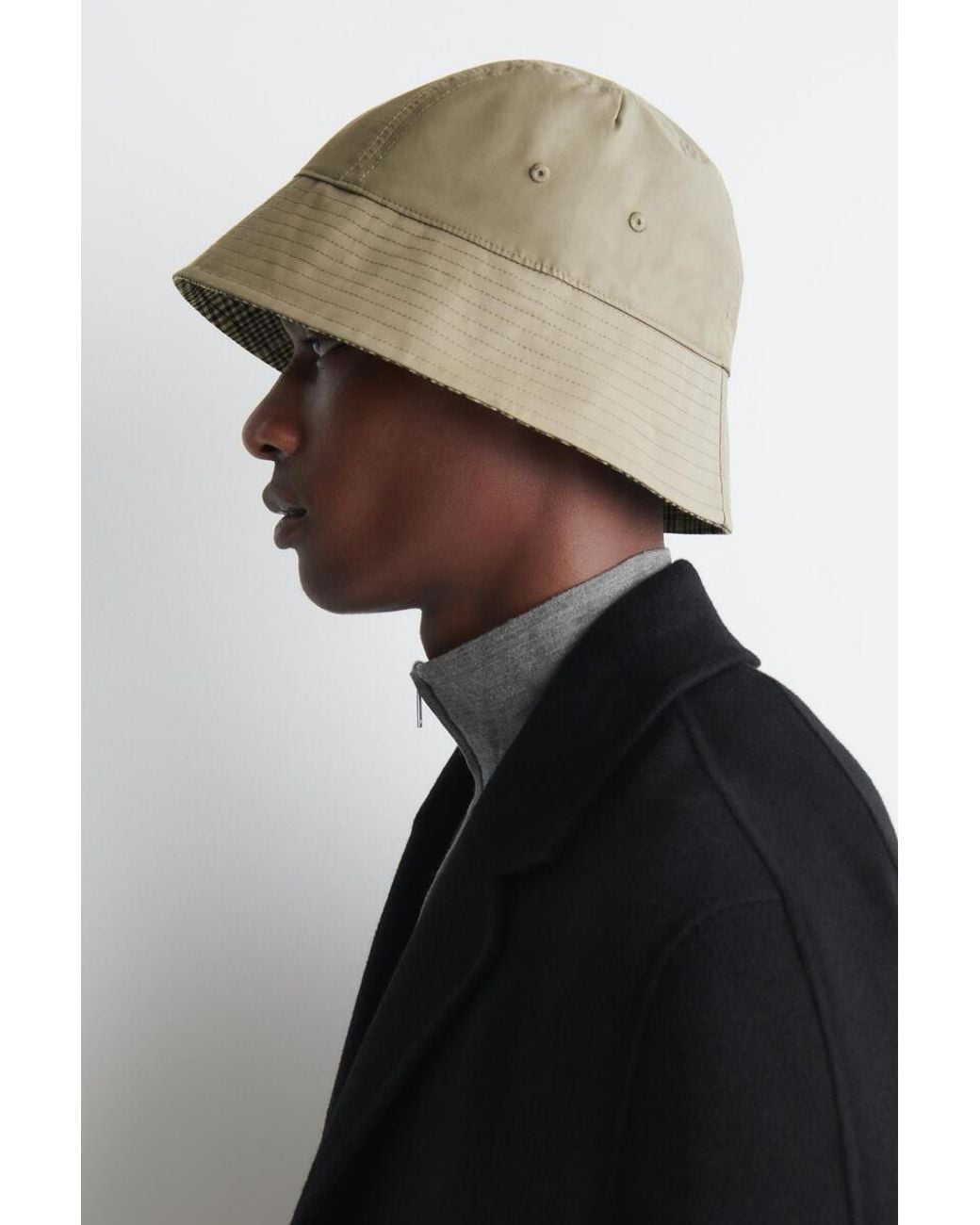 Cappello Da Pescatore Double Face di COS in Black da Uomo