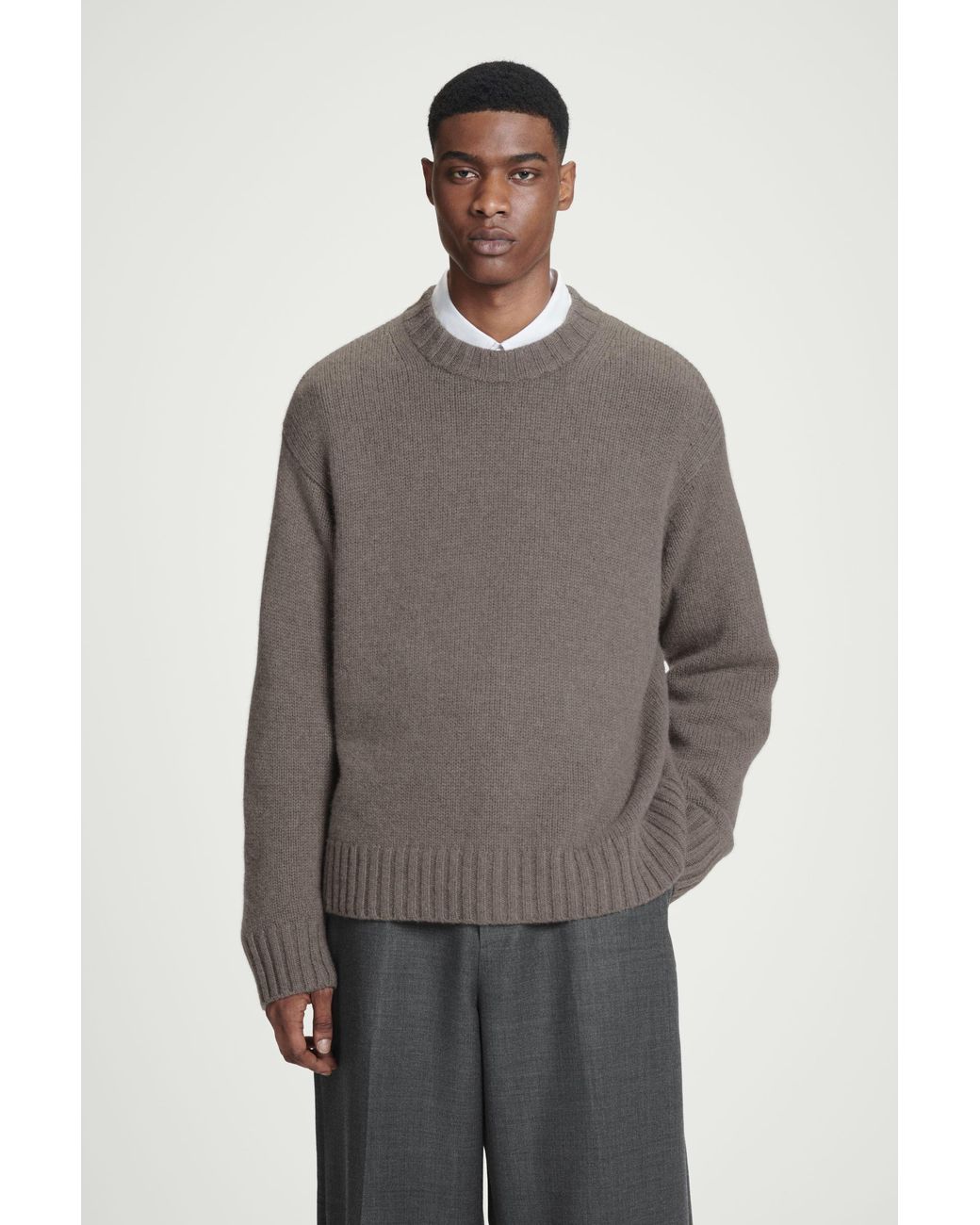 Pure Cashmere Cashmere Funnel Neck Jumper COS Funnel Neck Pure