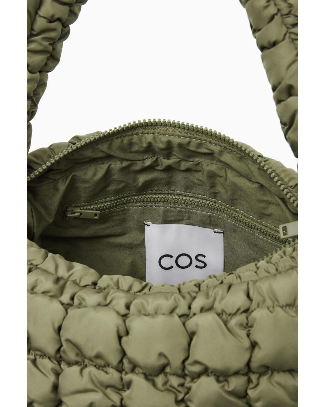 COS Quilted Mini Bag in Green | Lyst