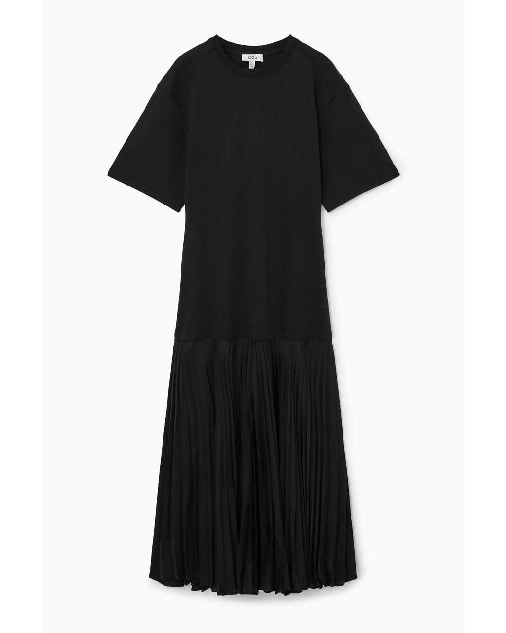 cos pleated a-line midi shirt dress COS Pleated A-Line Midi Shirt Dress