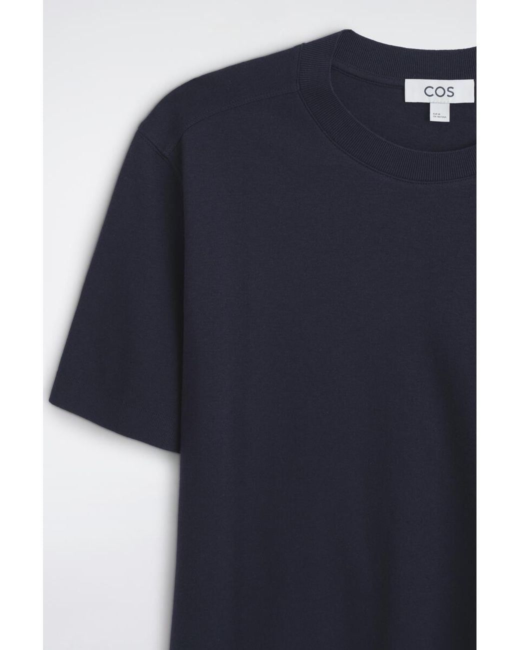 COS Blue Slim Modal Interlock-Jersey T-Shirt for men