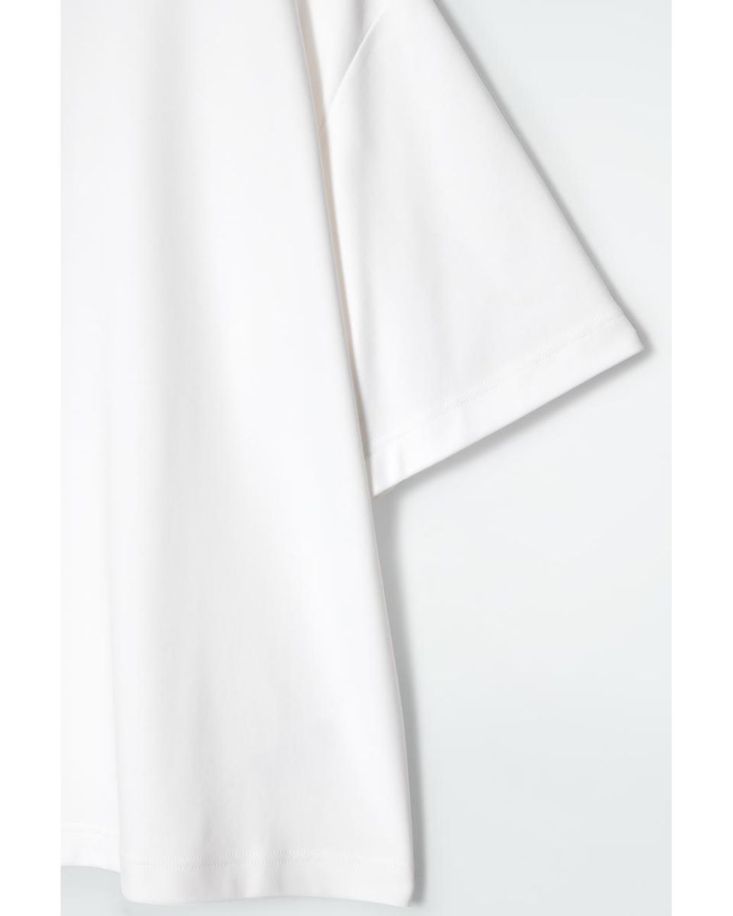 COS White Oversized Cotton T-Shirt