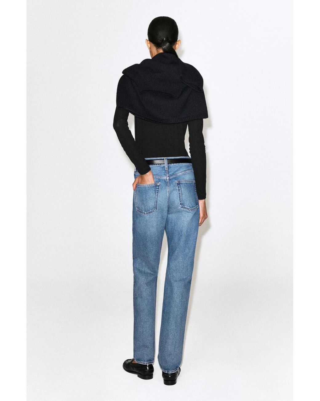 COS Blue Pipeline Slim-Leg Jeans