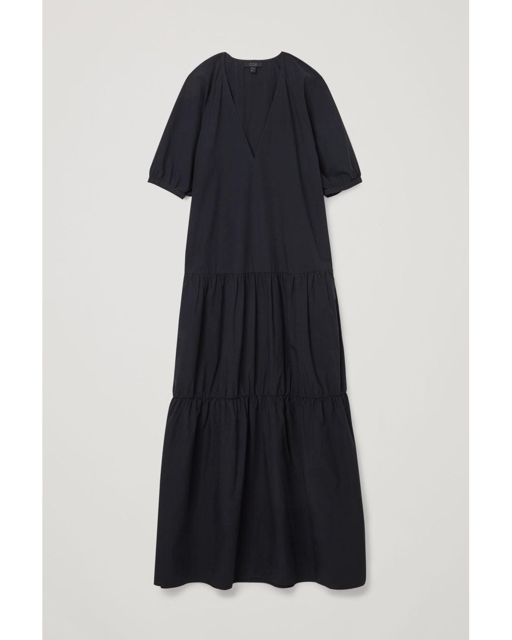 Voluminous maxi dress - BEIGE - women | COS AU