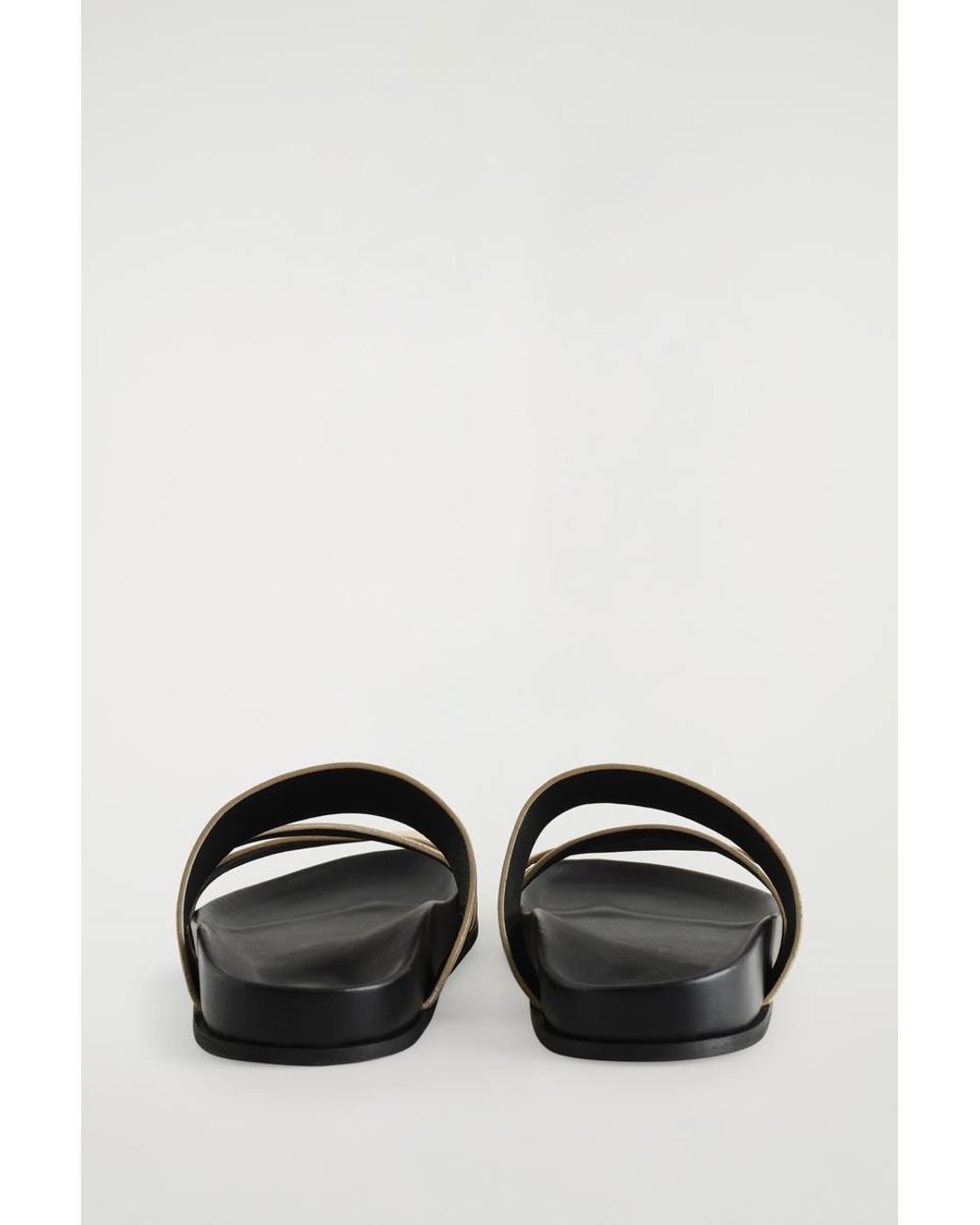 靴 cos suede sandals COS Multi-Strap Suede Sandals in Natural | Lyst